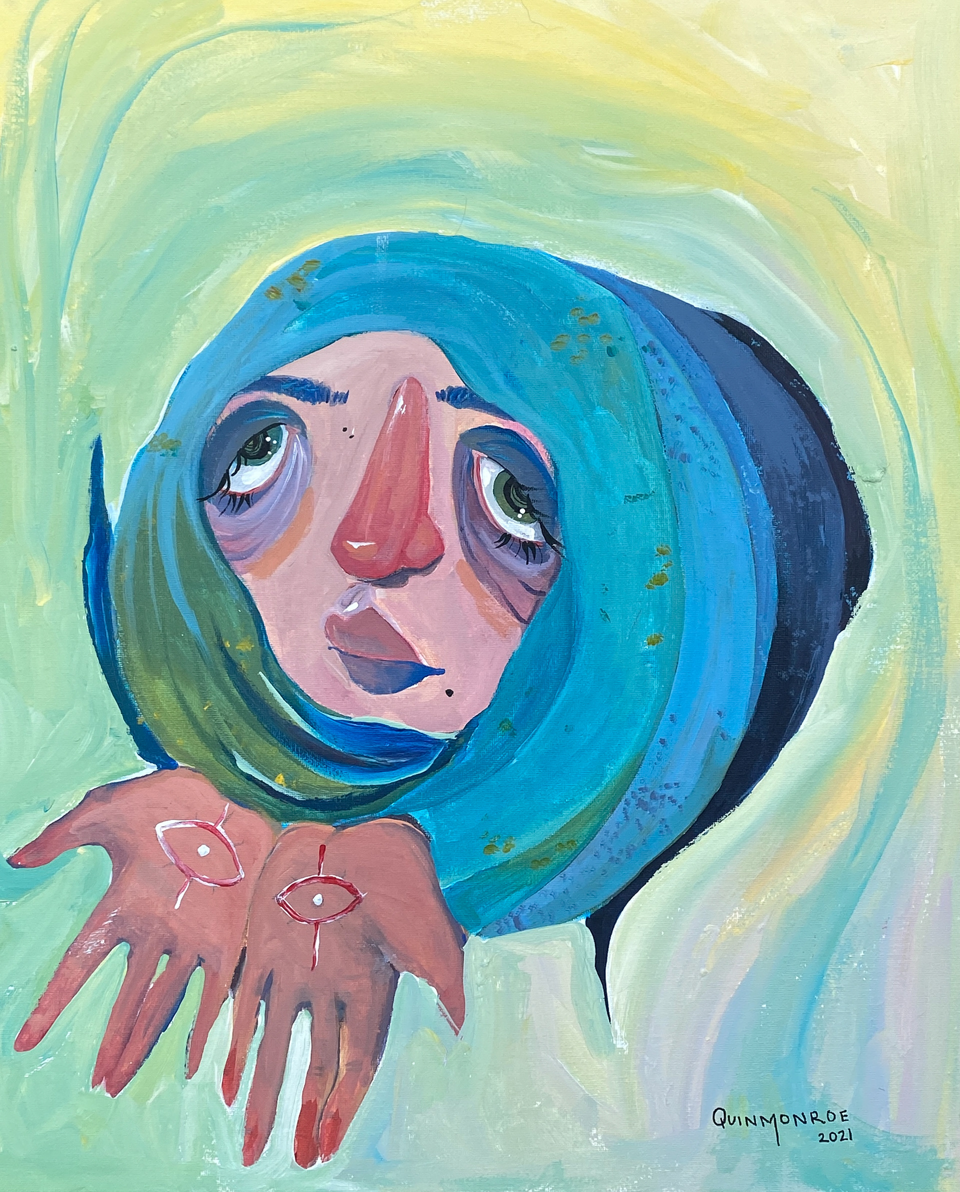 quin monroe, "babushka," 2021 (@dundubia)