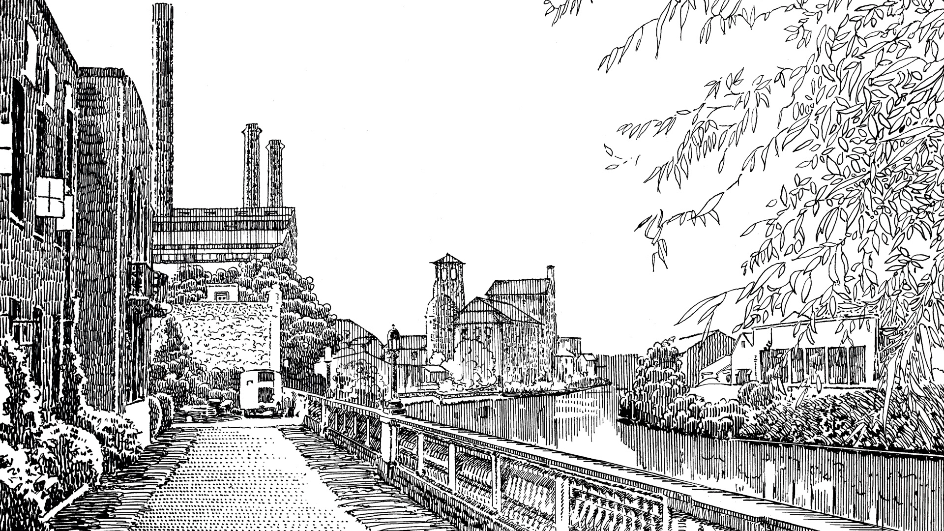 The Old Silk Mill on the Derwent