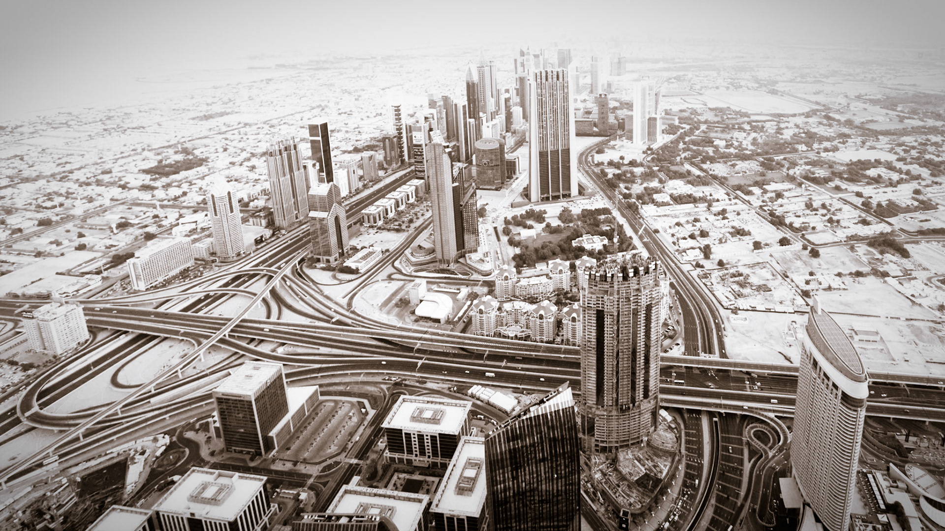 Blick auf Dubai vom Burj Khalifa