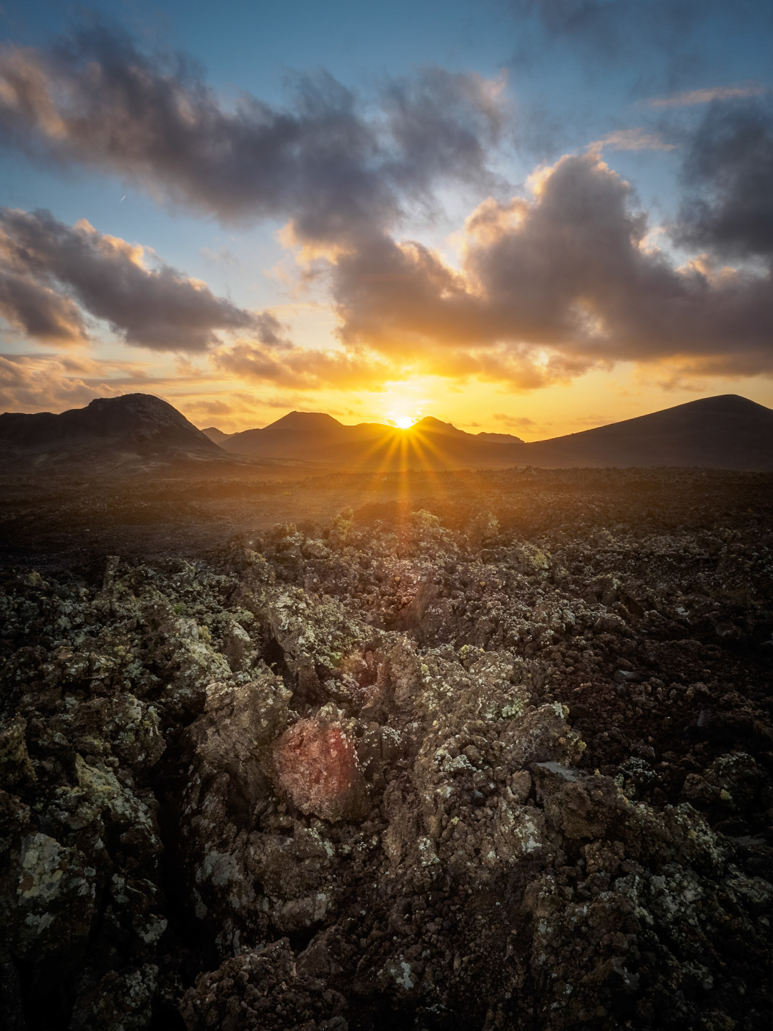 Sonnenuntergang an der Montana Colorada