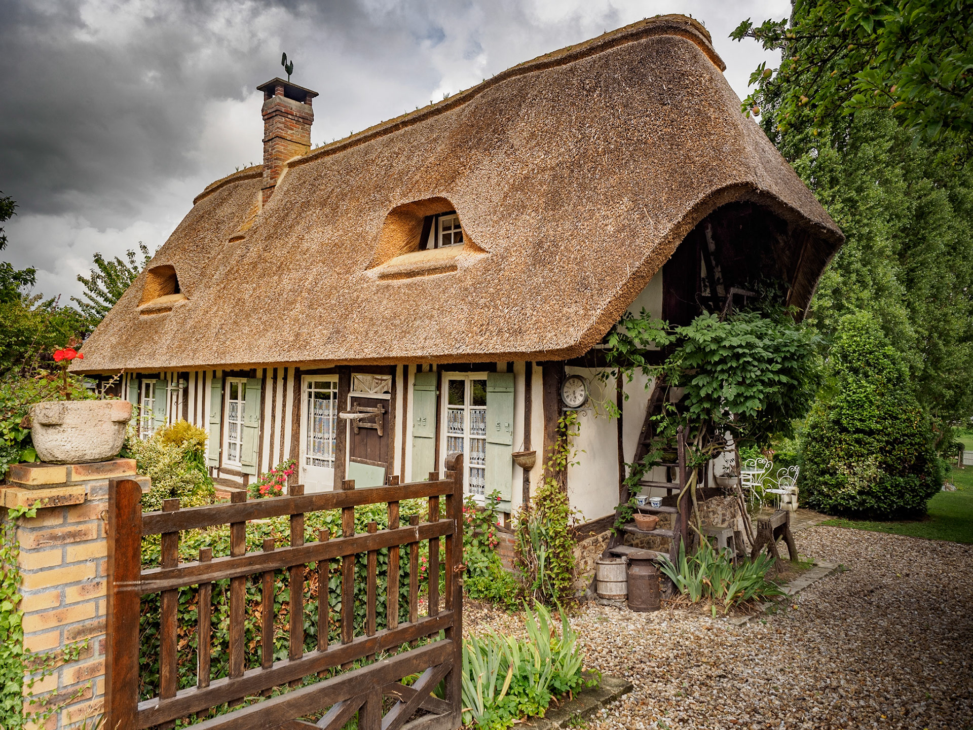 Traditionelles Haus in Vieux-Port