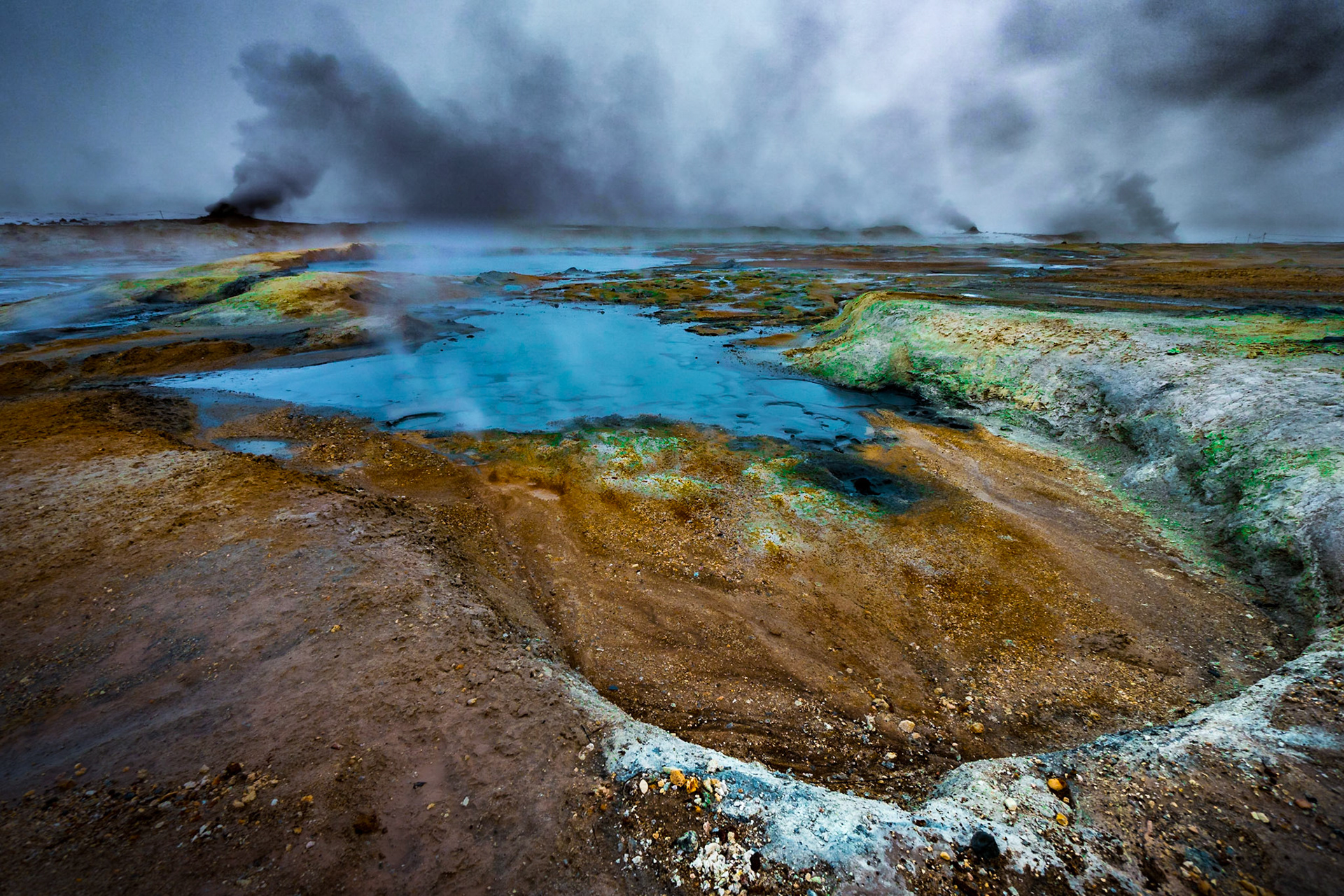 Hverir, die Schwefelquellen in Nordisland