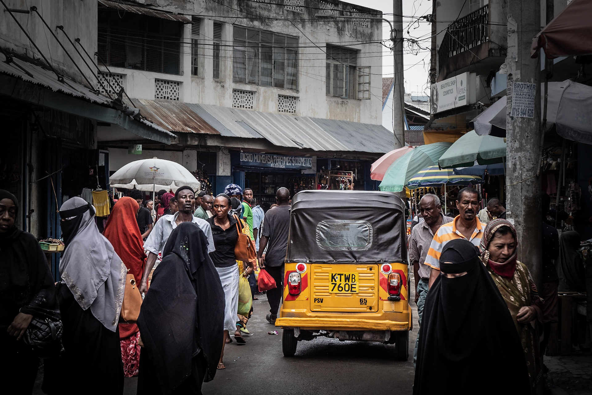 Straßenmarkt Mombasa