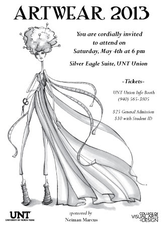 ArtWear Invitation Design - illustration by Kaitlin Scott