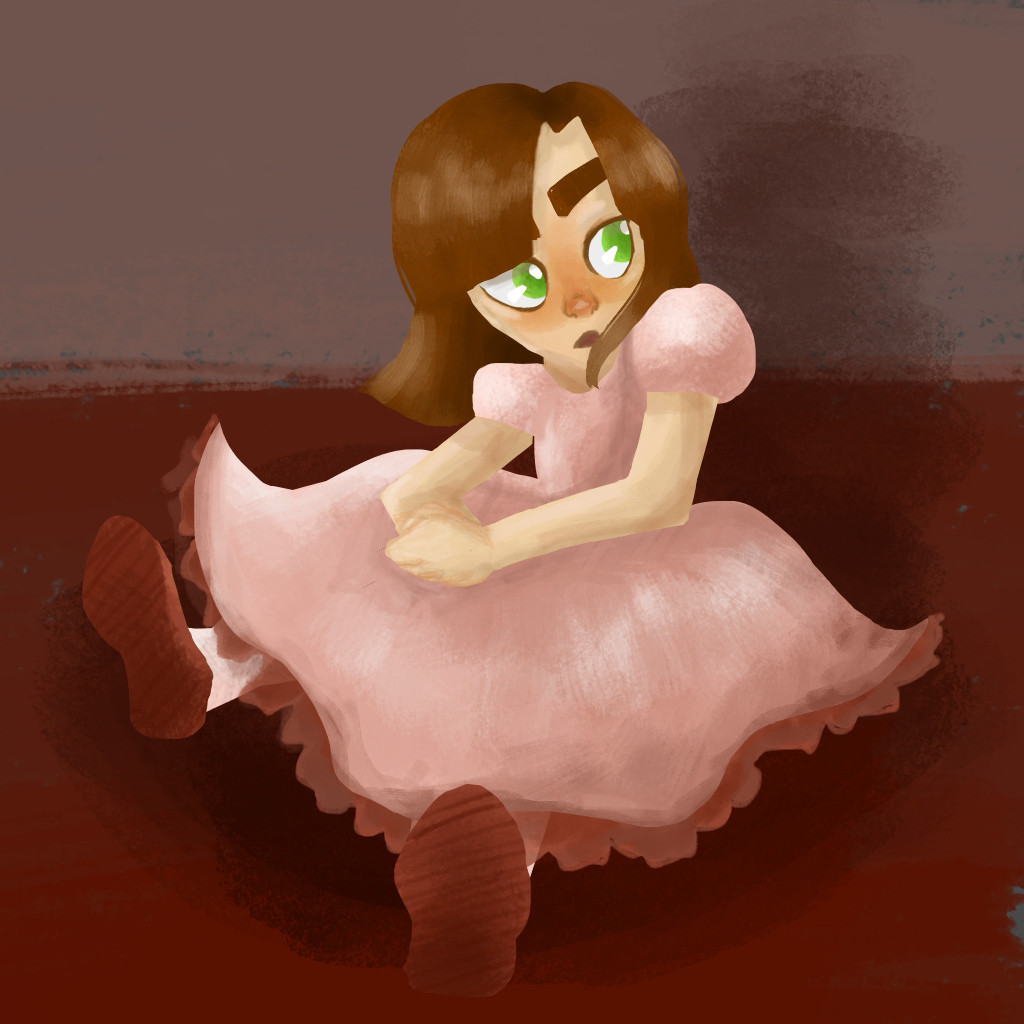 I tried lineless art for the first time.