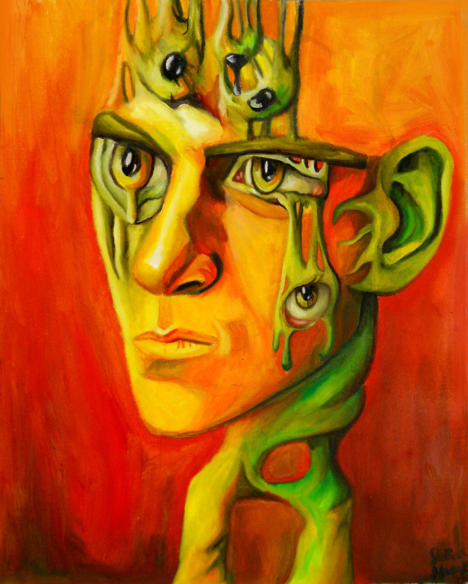 16 x 20 oil paint on panel