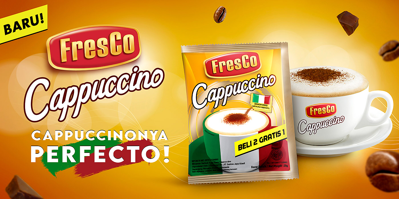 Santos Cappuccino Cappuccino Coffee Santos Chocolate Granule 25 Gm 5