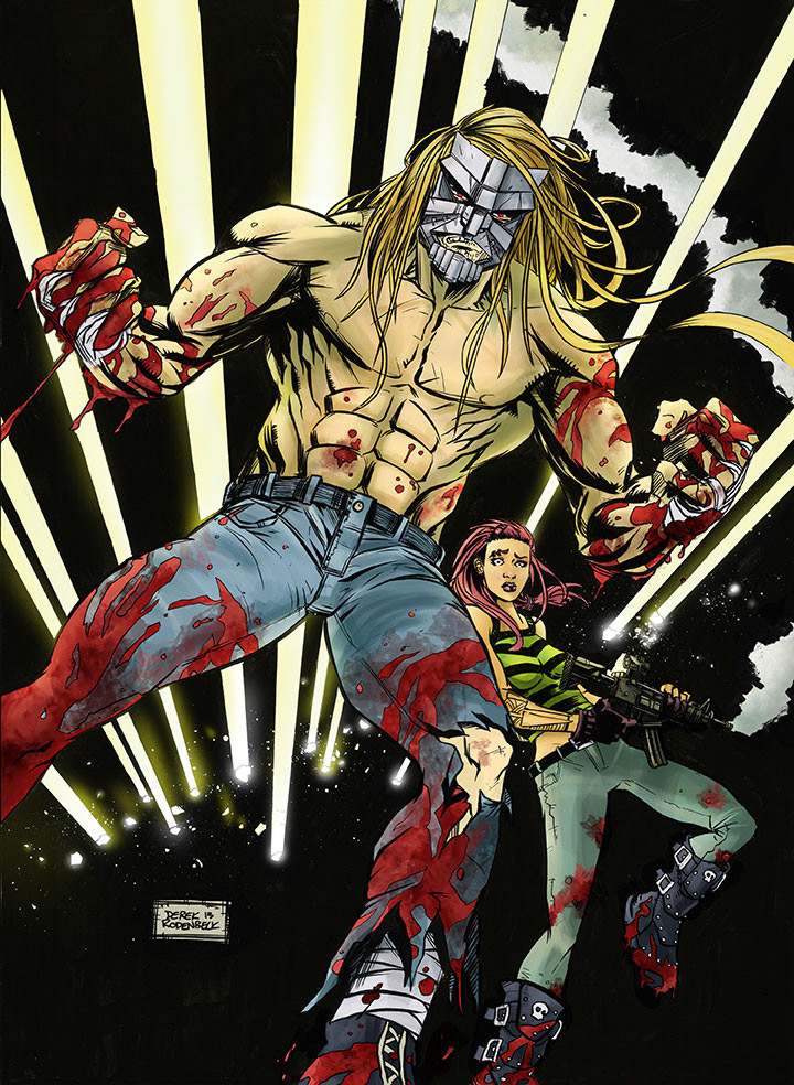 Luther Strode – Ink and Digital art by Derek Rodenbeck derekro