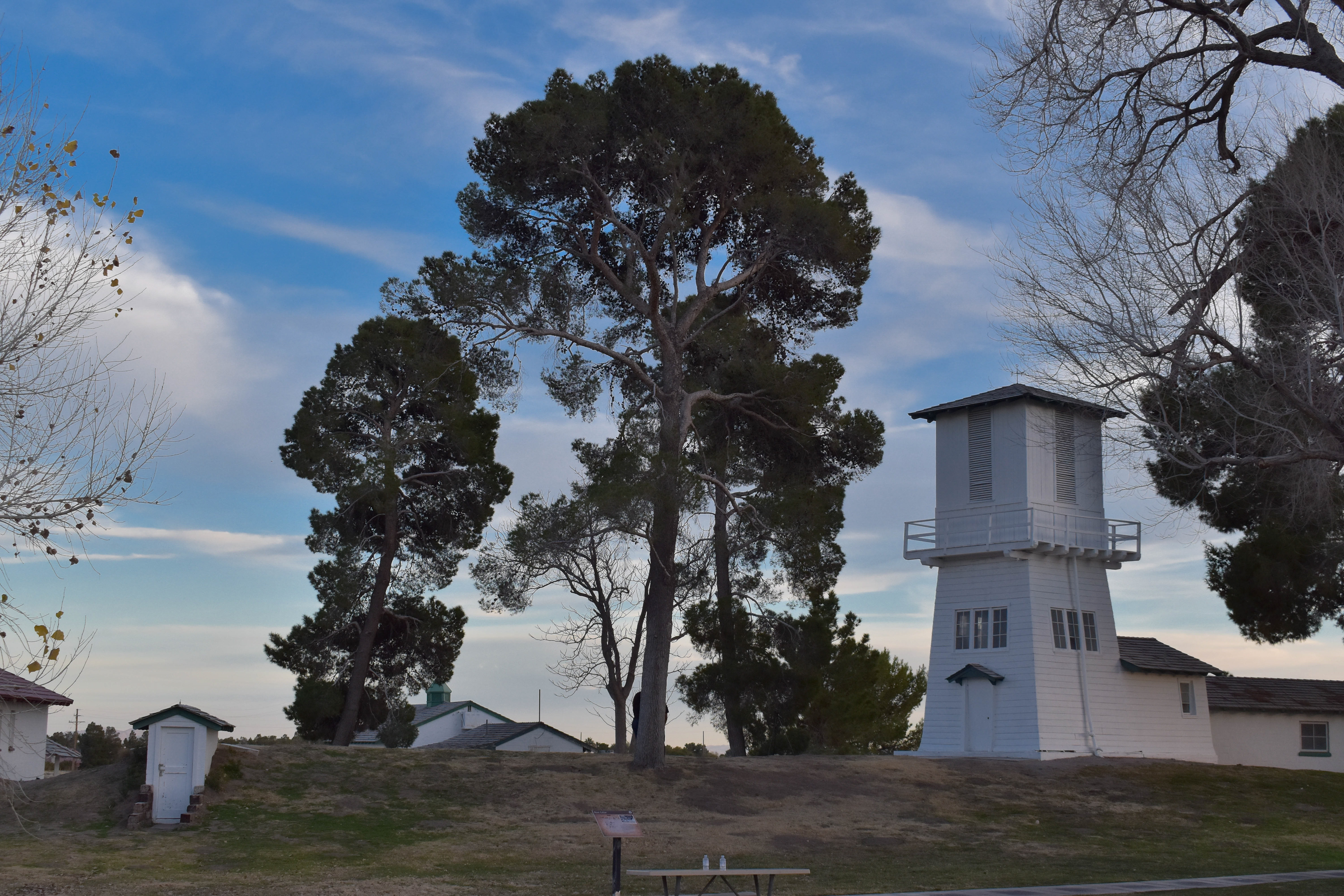 Rule of Thirds focus on the tower