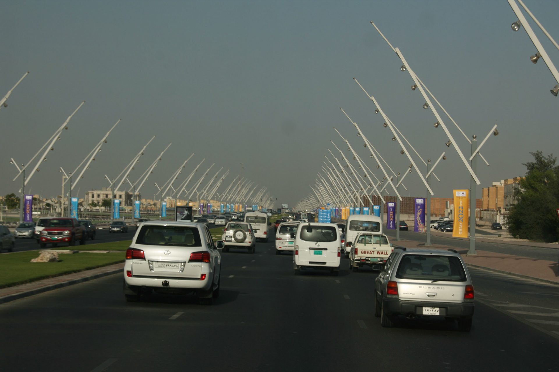 Driving into Doha