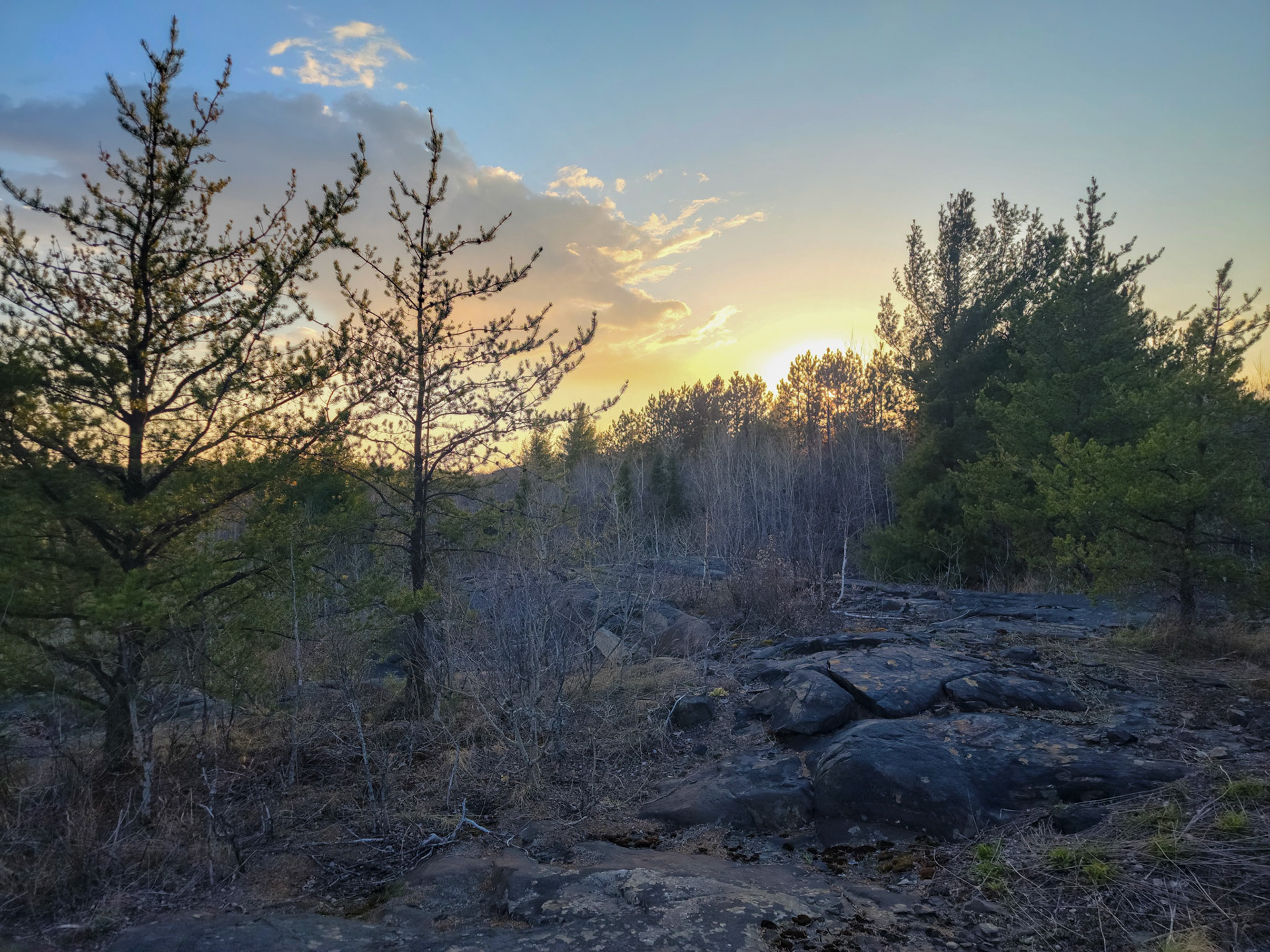 Day and Golden Hour at Donovan, Sudbury, Ontario, Canada