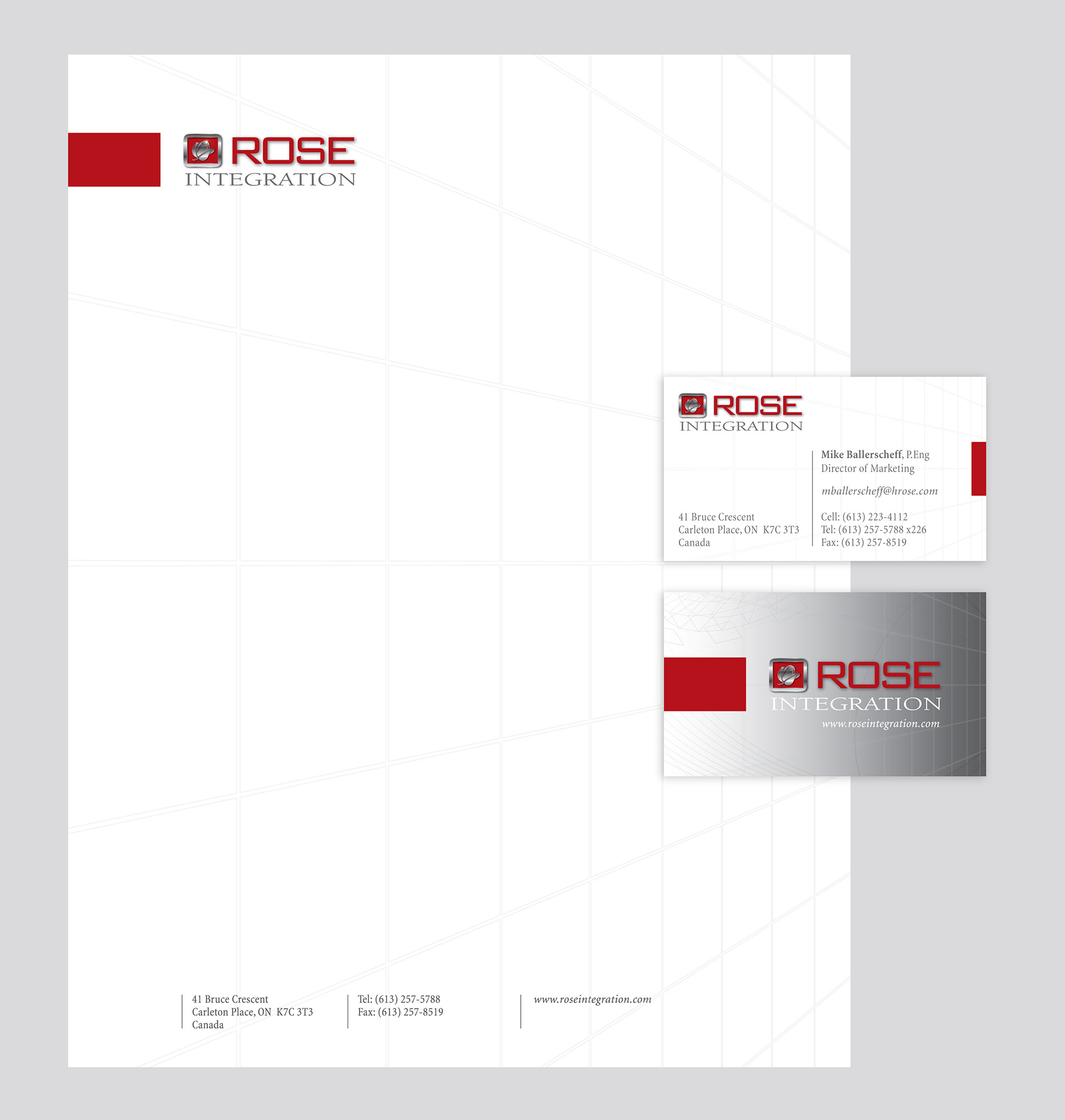 Business Card and Letterhead