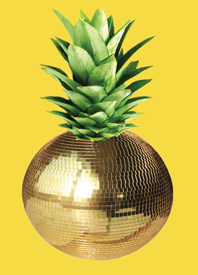Disco Pineapple illustration