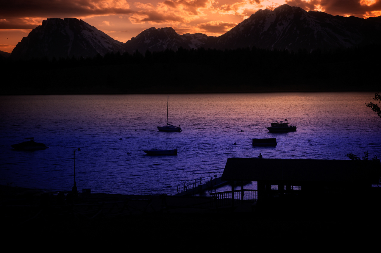 Sunset At Coulter Baty Grand Teton National Park
