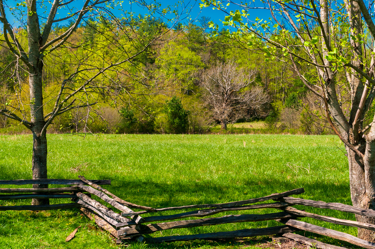 Cade's Cove Farm Great Smokey Mountains National Park