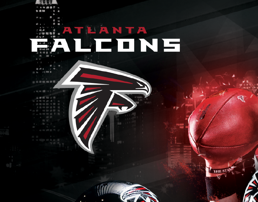 Pixelcup Graphic Design Studio Atlanta Falcons Poster Design