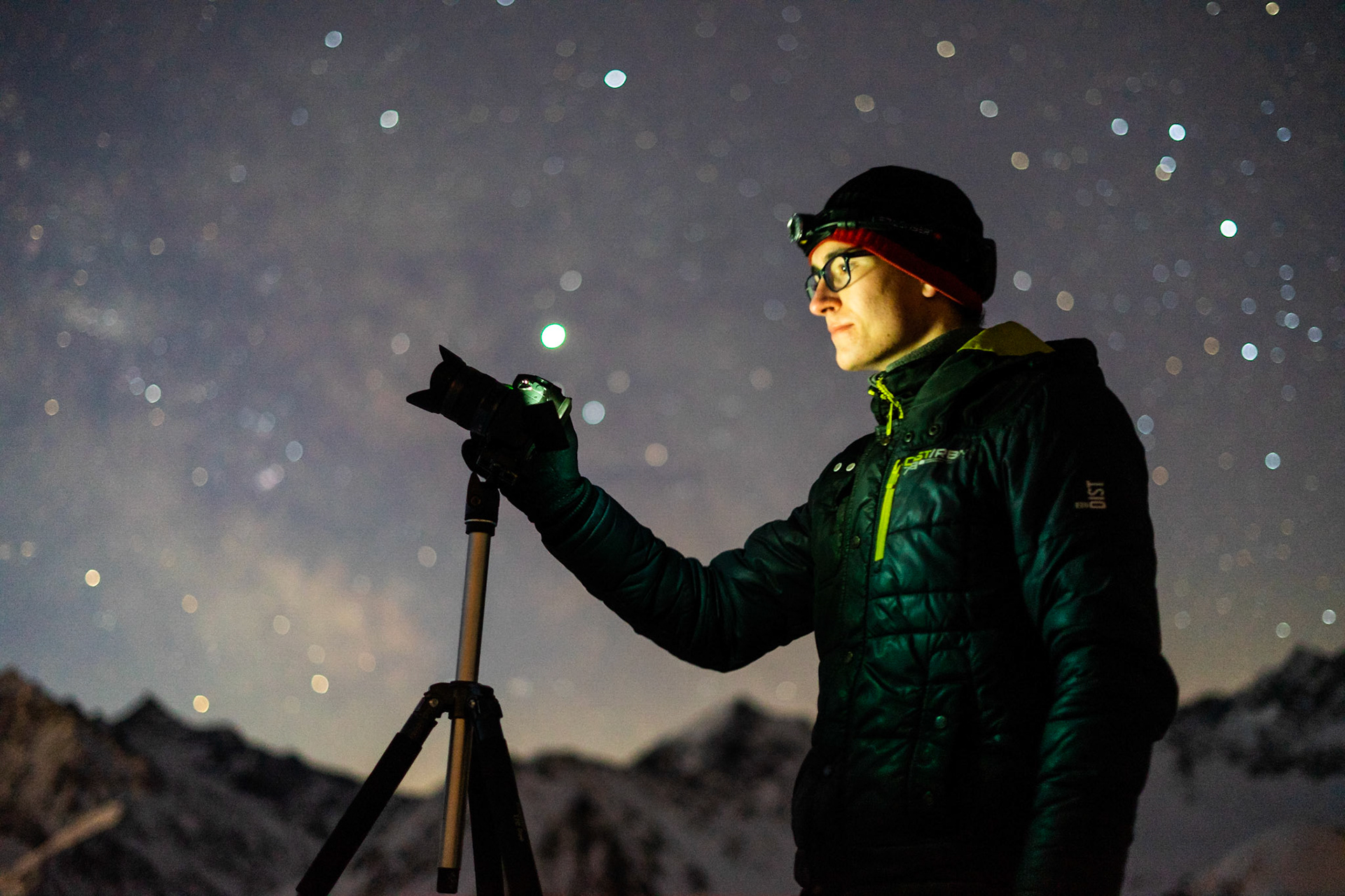 Konzentrierter Astrofotograf ;)