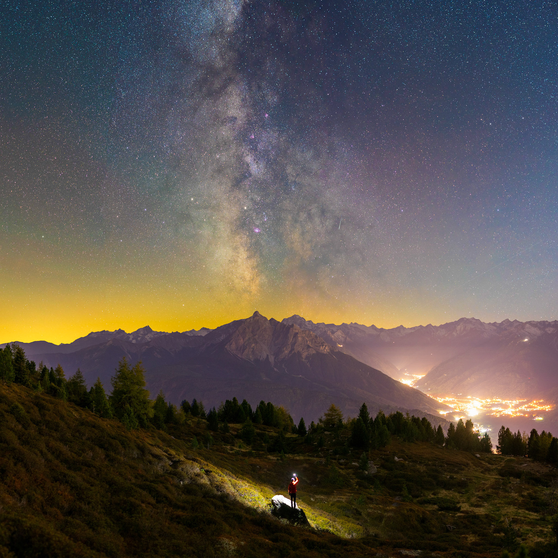 Milchstraße über der Serles