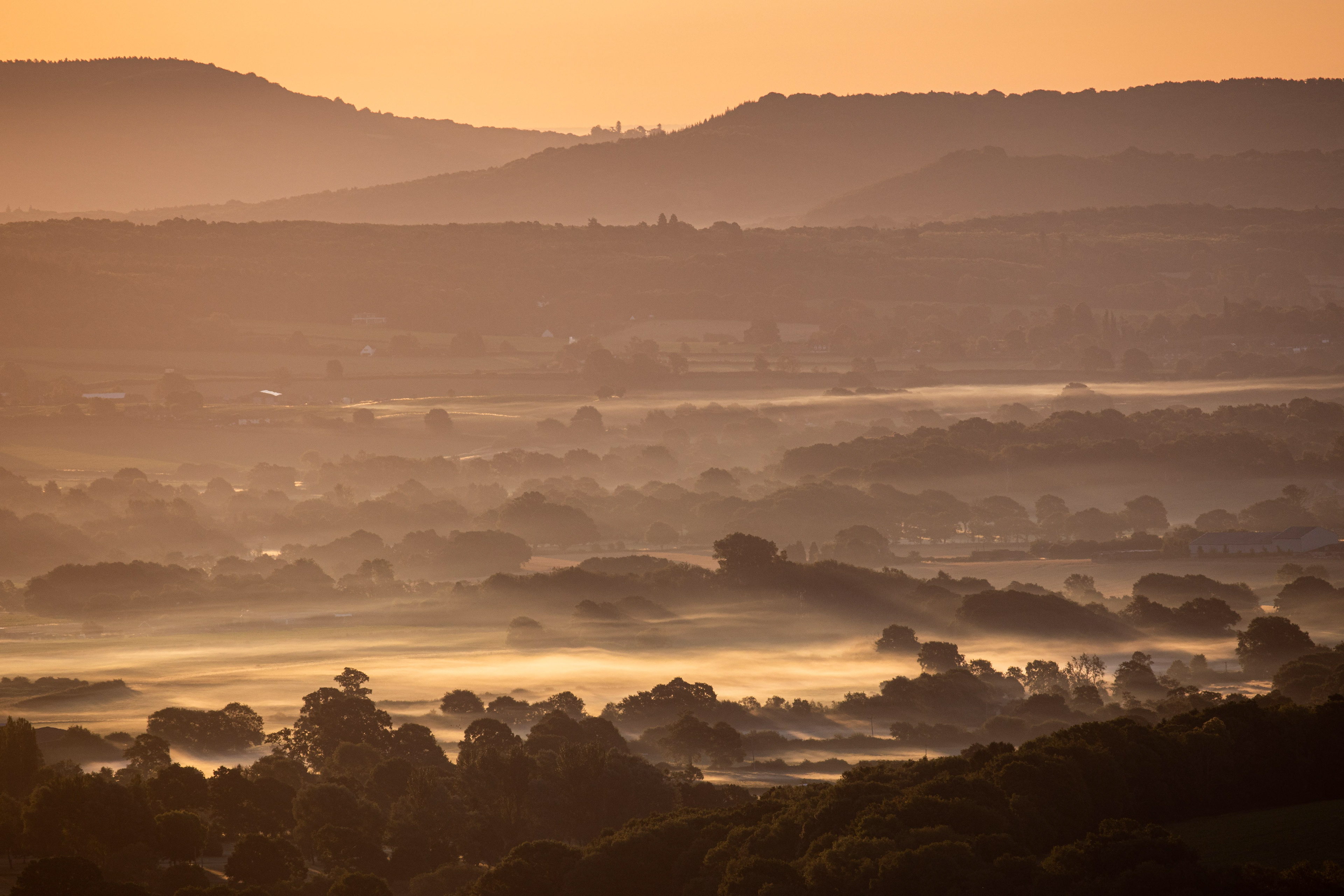 Surrey Hills at Sunrise 2