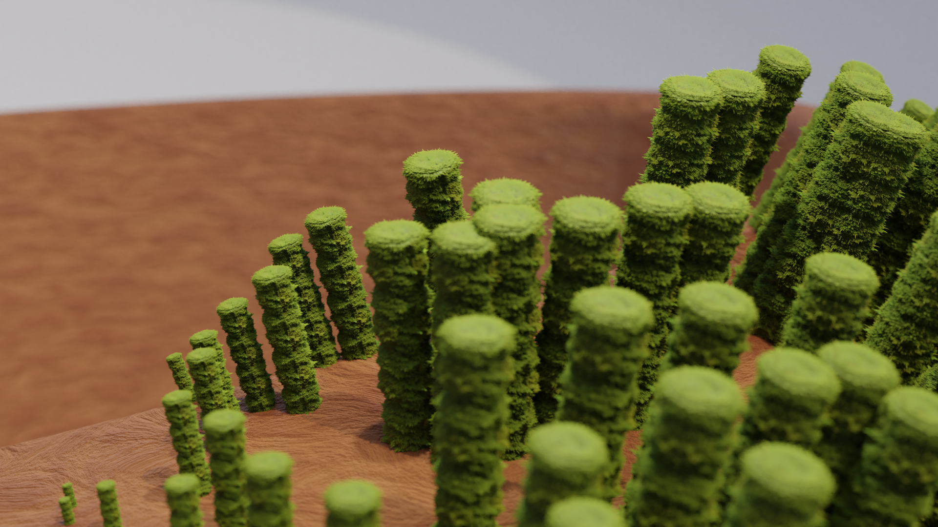 abstract mossy