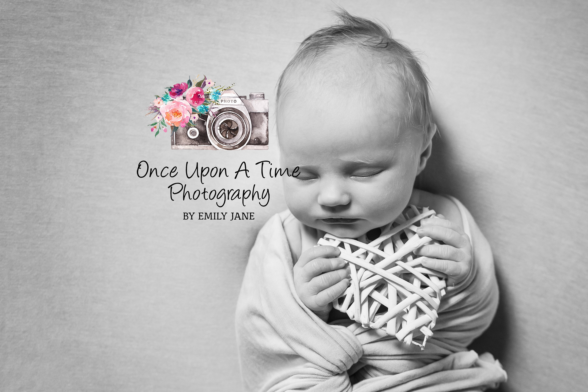Newborn photography heart