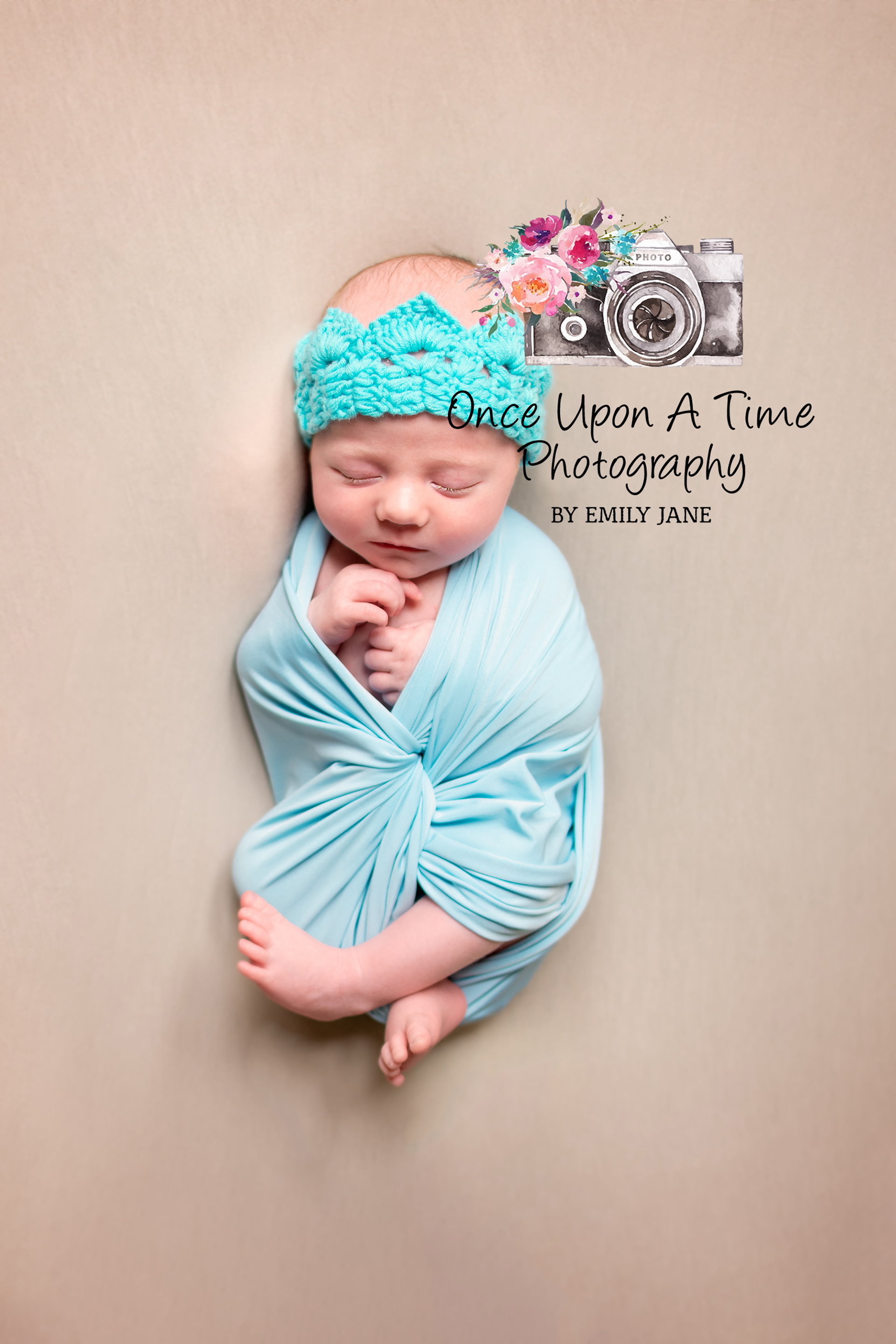 Newborn blue crown