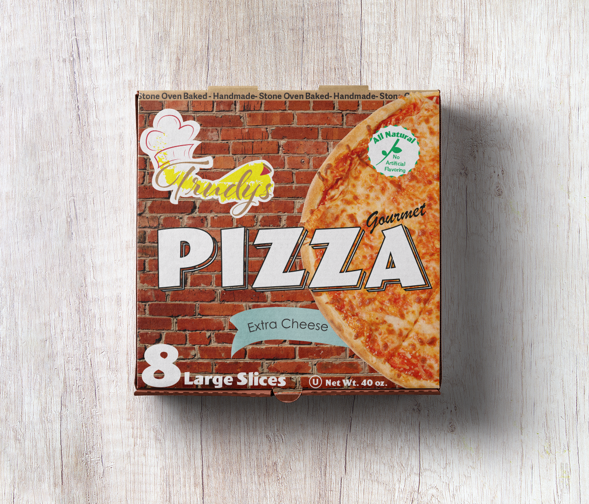 pizza box design - awesome chef  Pizza box design, Pizza boxes, Pizza logo