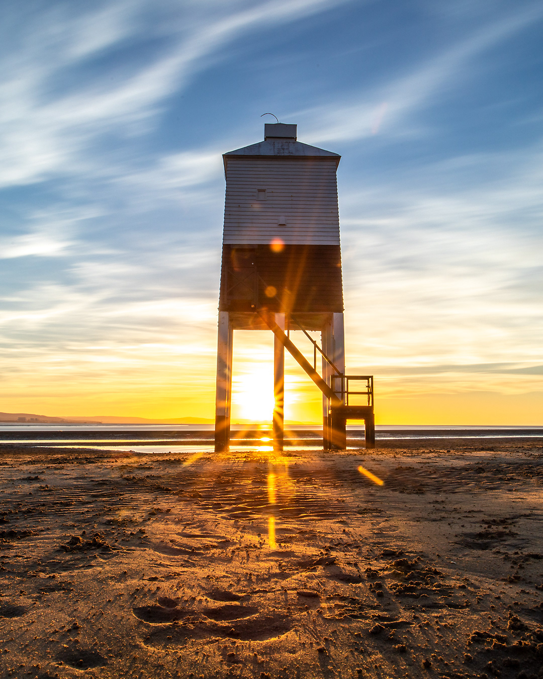 burnham-on-sea sunset