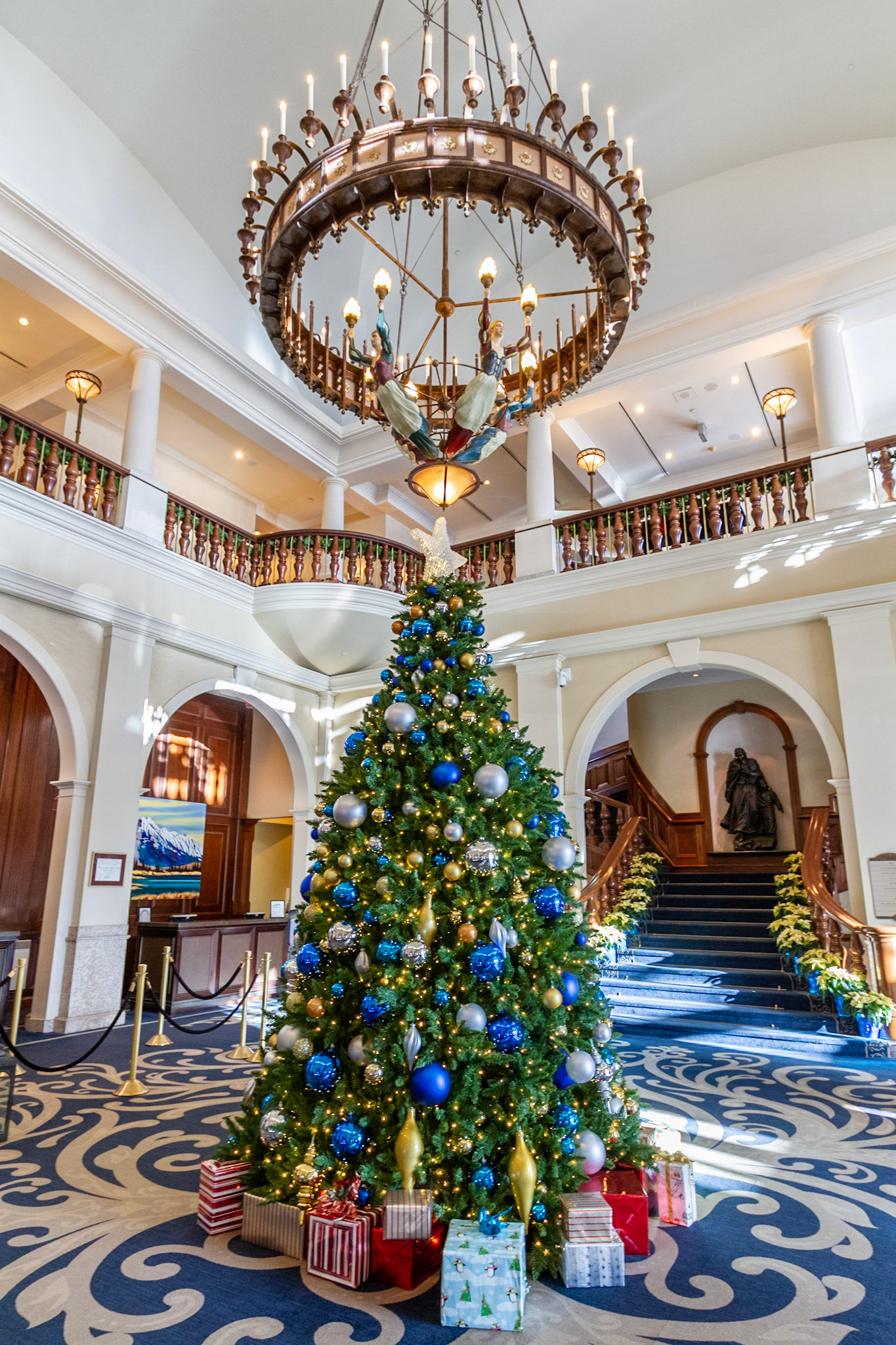 Christmas Tree at the Fairmont Chateau at Lake Louise
