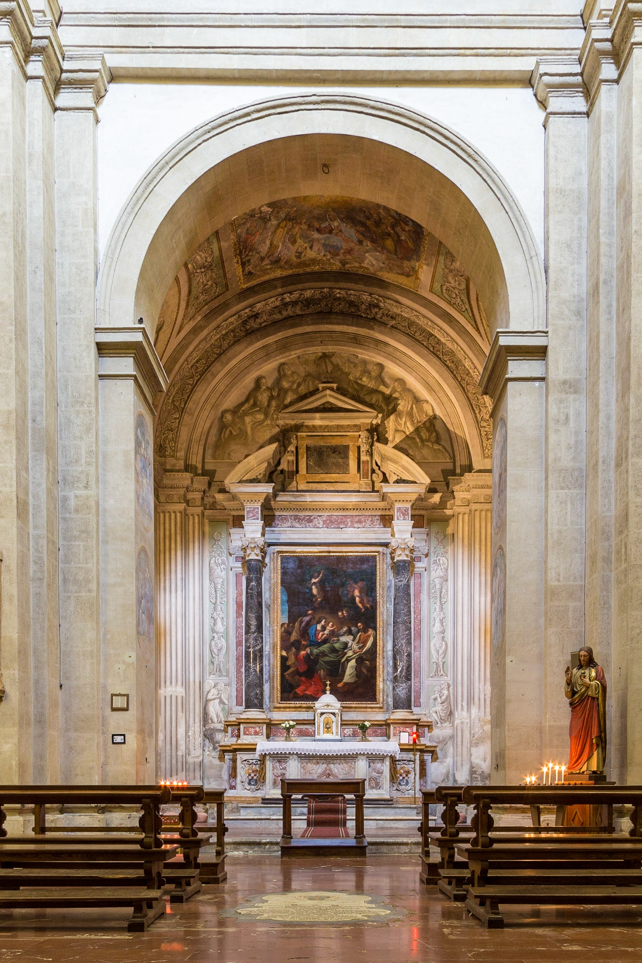 Side Altar in Cathedral in Montepulciano