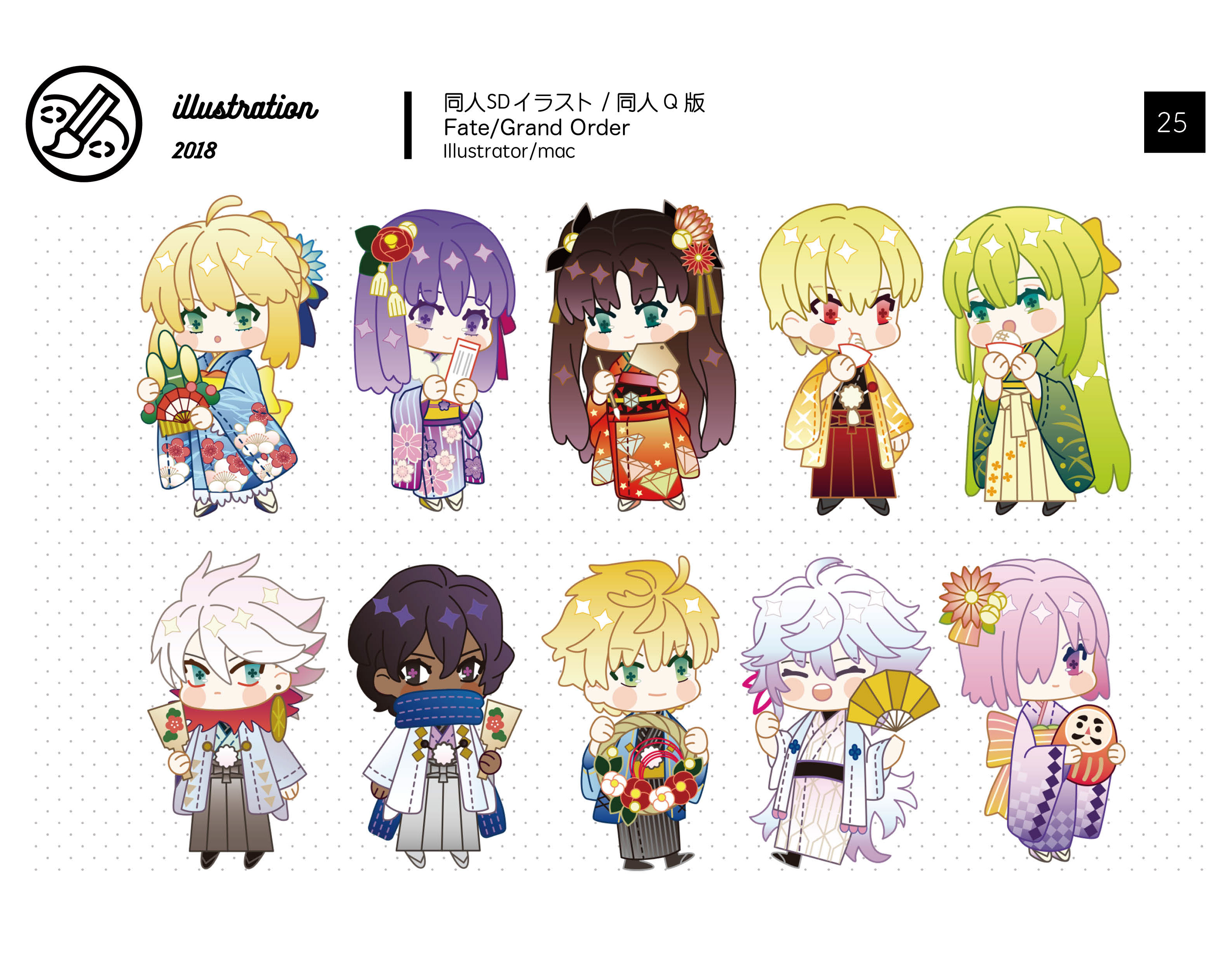 Kyohi Design Fan Goods Fgo Sdキャラクターデザイン Kyohi Design Fan Goods Fgo Sdキャラクターデザイン