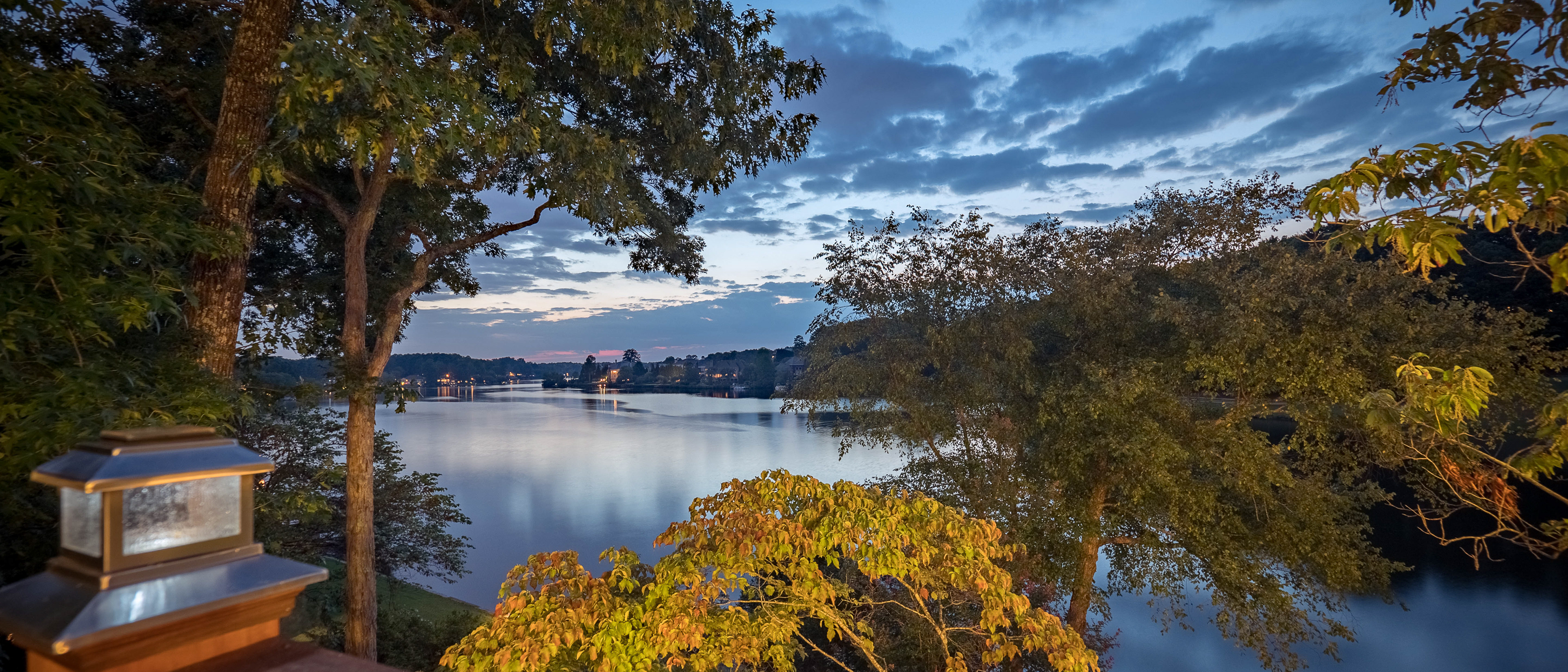 Stunning sunset from 3830 Schooner Ridge in Alpharetta, GA.