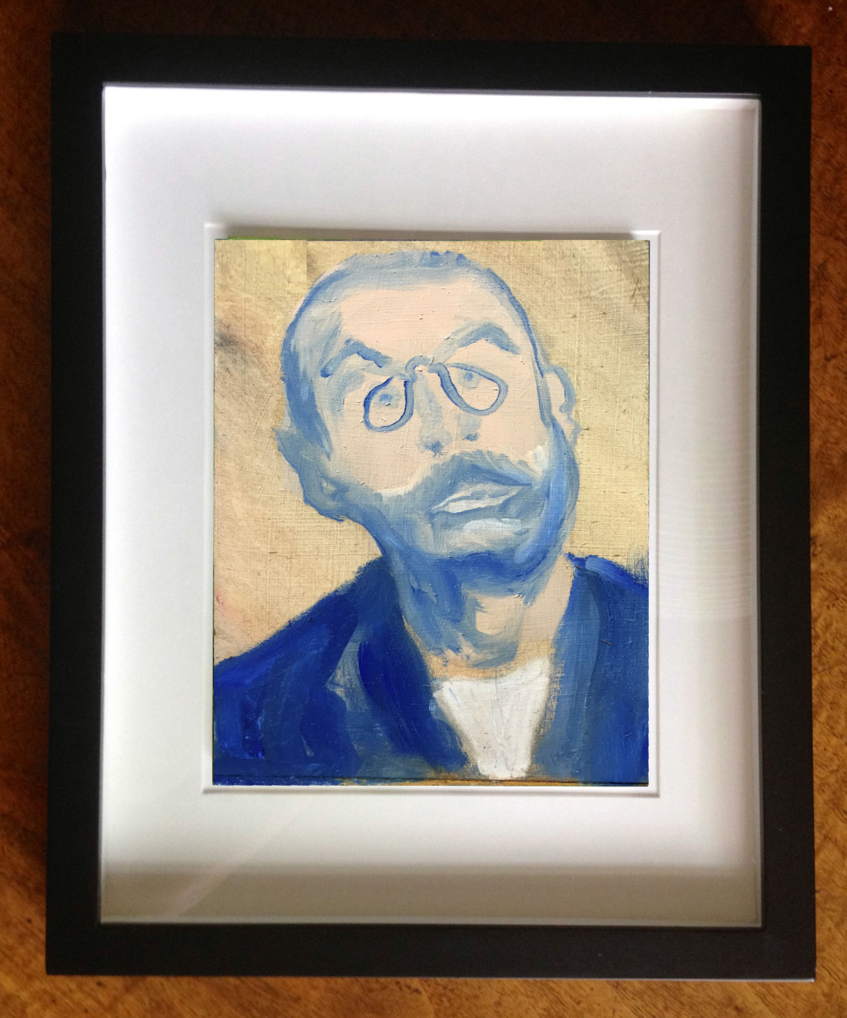 "AB 783",Oil On Foam Core Panel, 4.5" x 6", 2015 