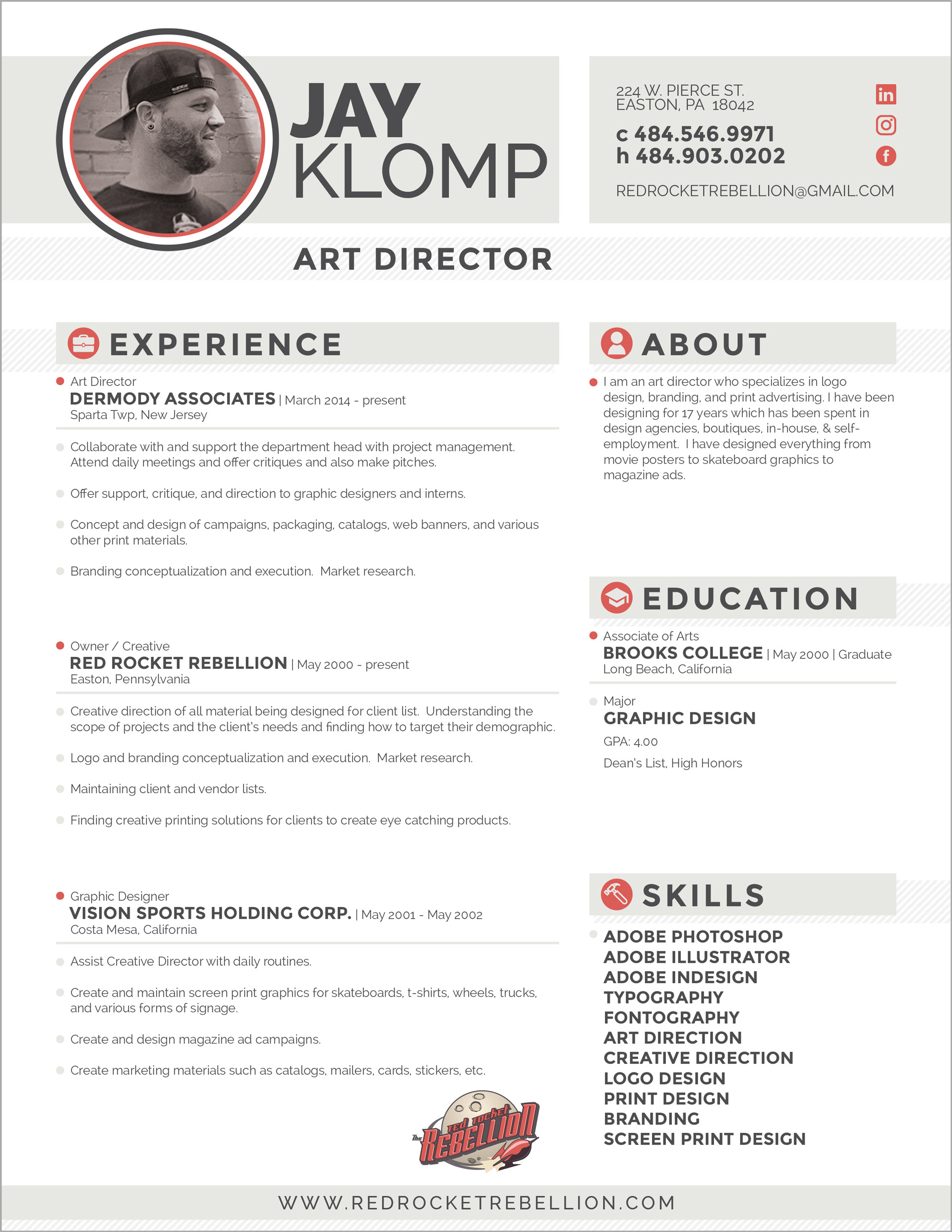 Jay Klomp Resume