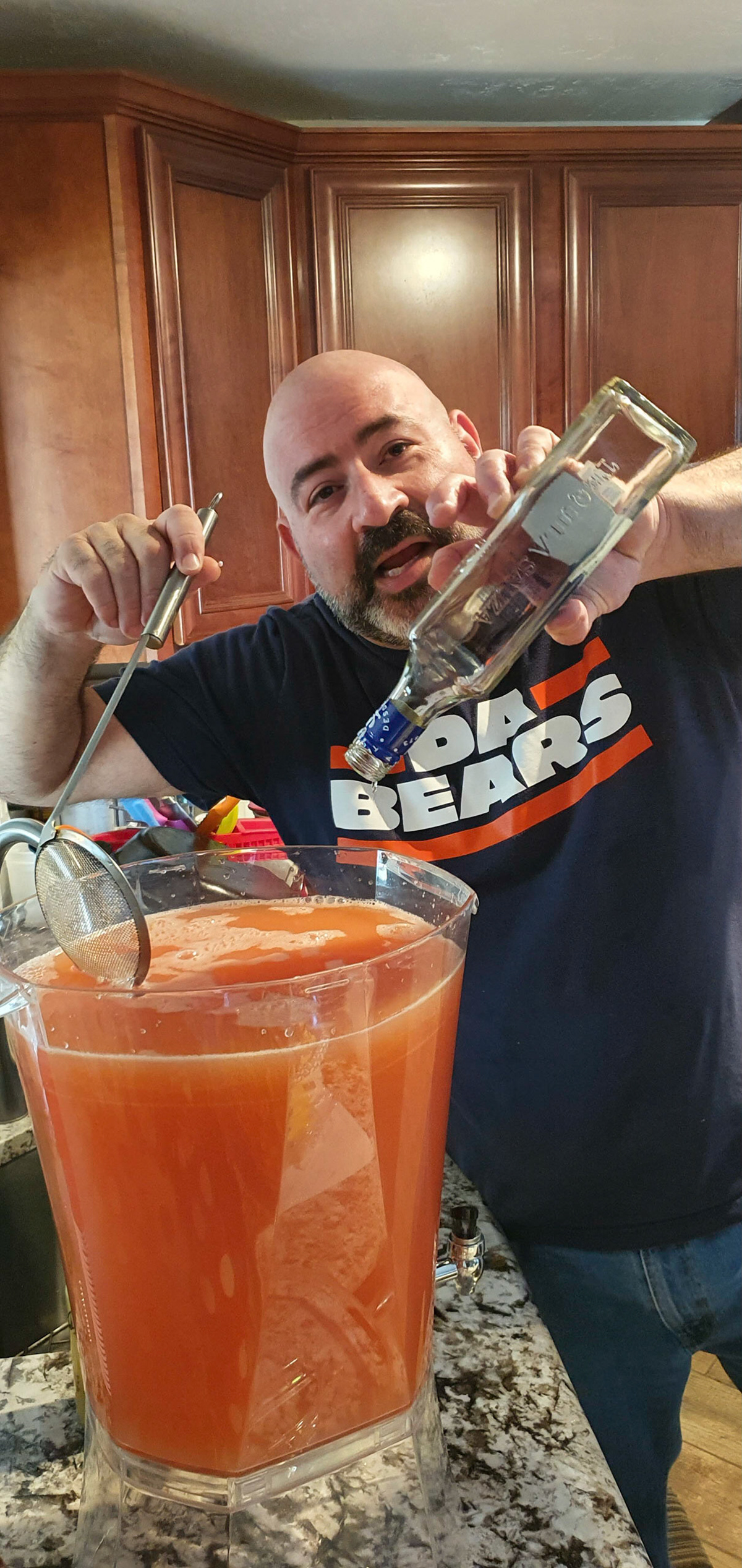 ... mix some drinks ...