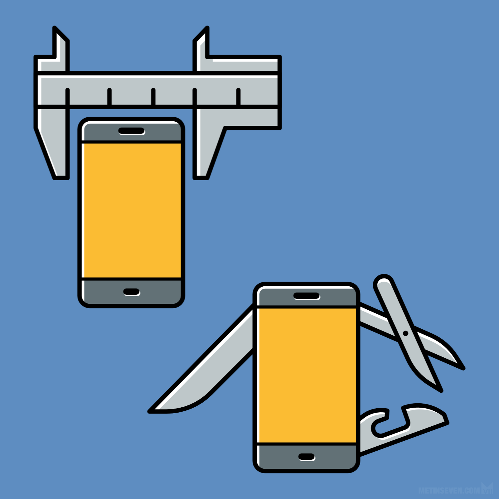 smartphones, icons, vector, 2d, flat, graphic, tools