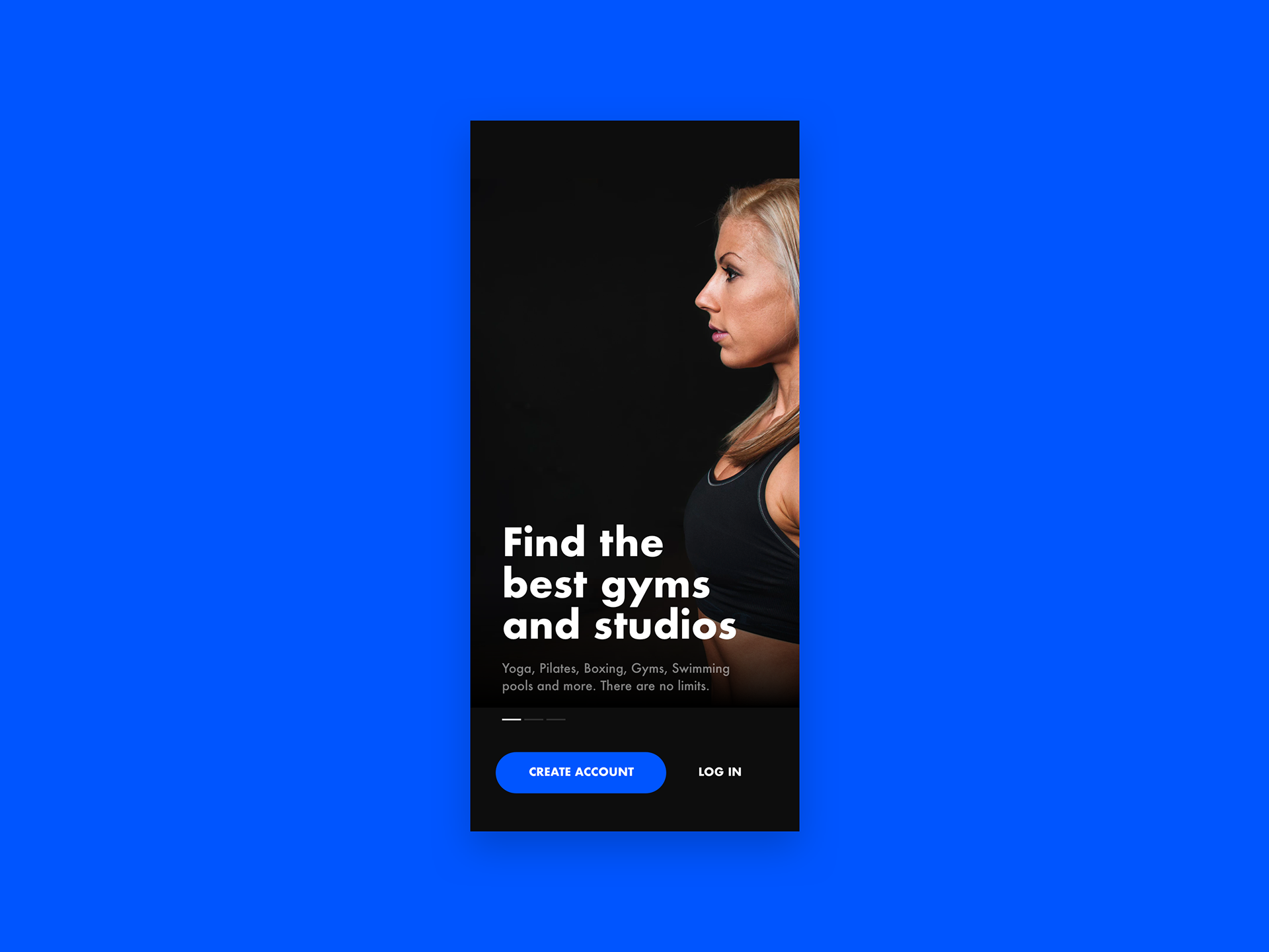 App Design - Splashscreen Sport/Fitness by Milan Houter