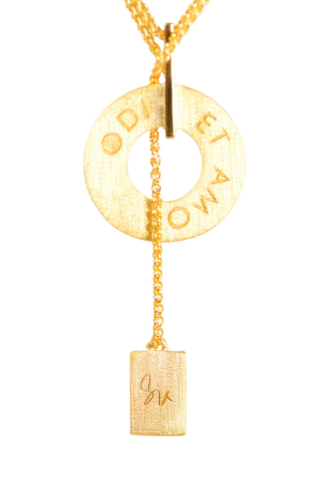 Sia Shafer gold necklace Product retail photography