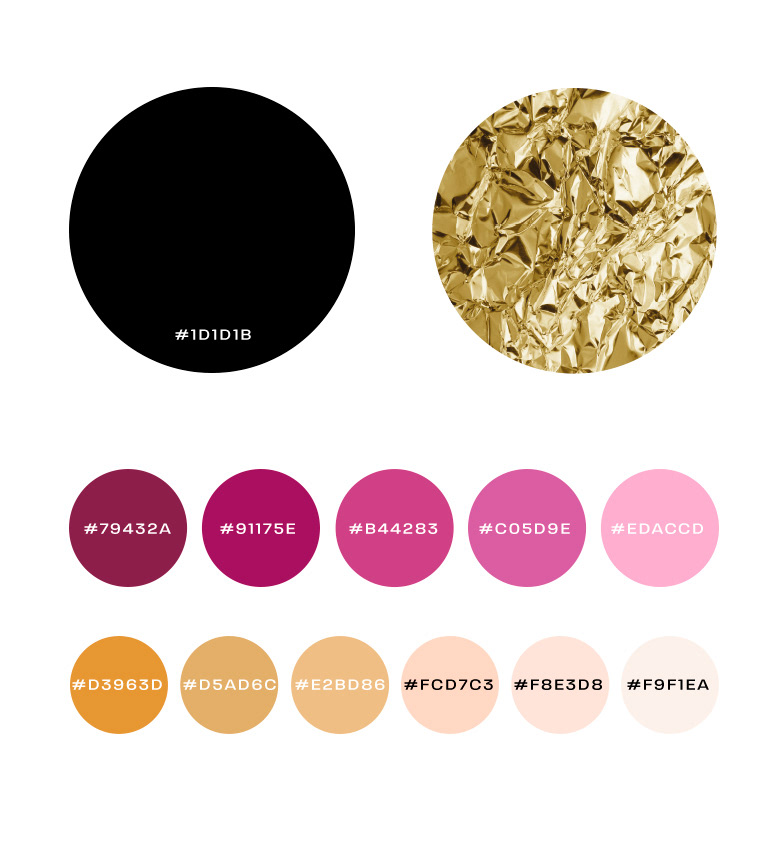 Lindsey ahmet graphic designer charlotte marie mua logo design colour pallet bolton