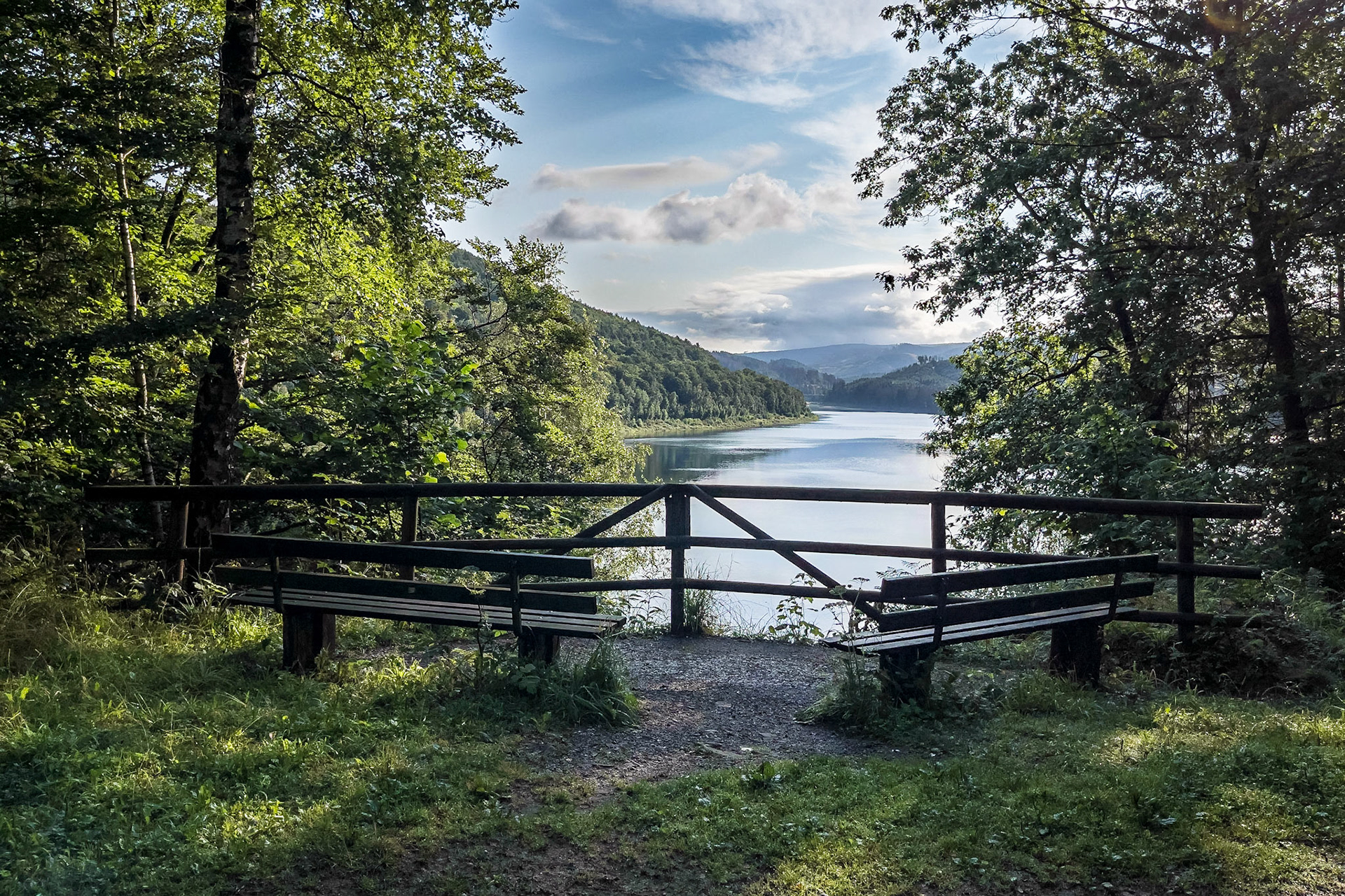 Blick über die Sösetalsperre