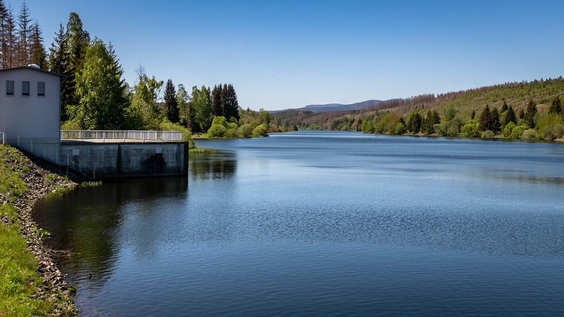 Blick von der Trogfurther Brücke