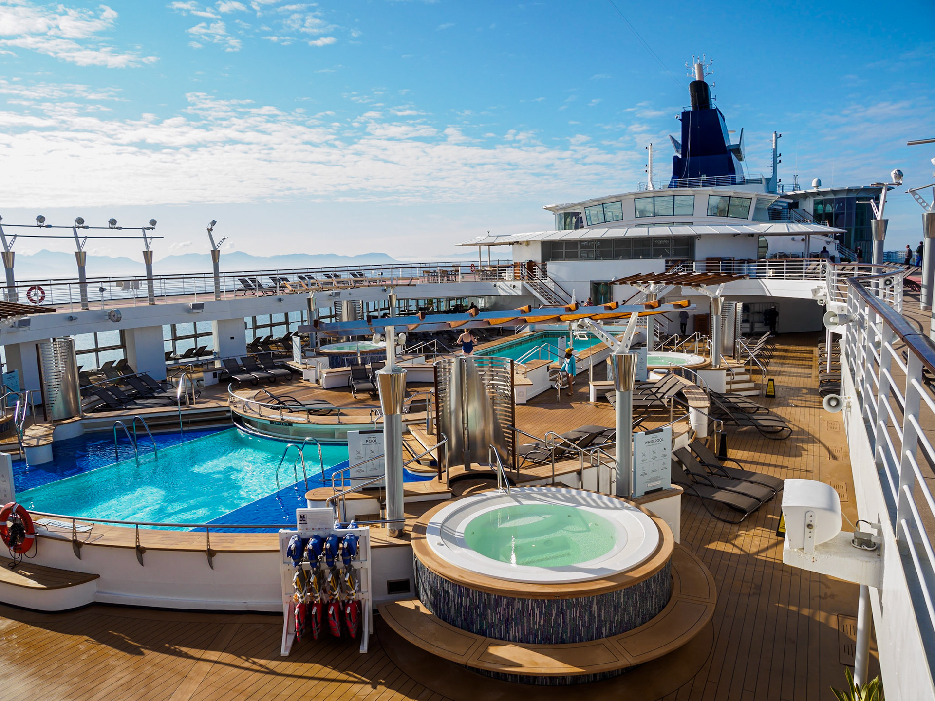 View of the Celebrity Millennium Swimming Pool Area