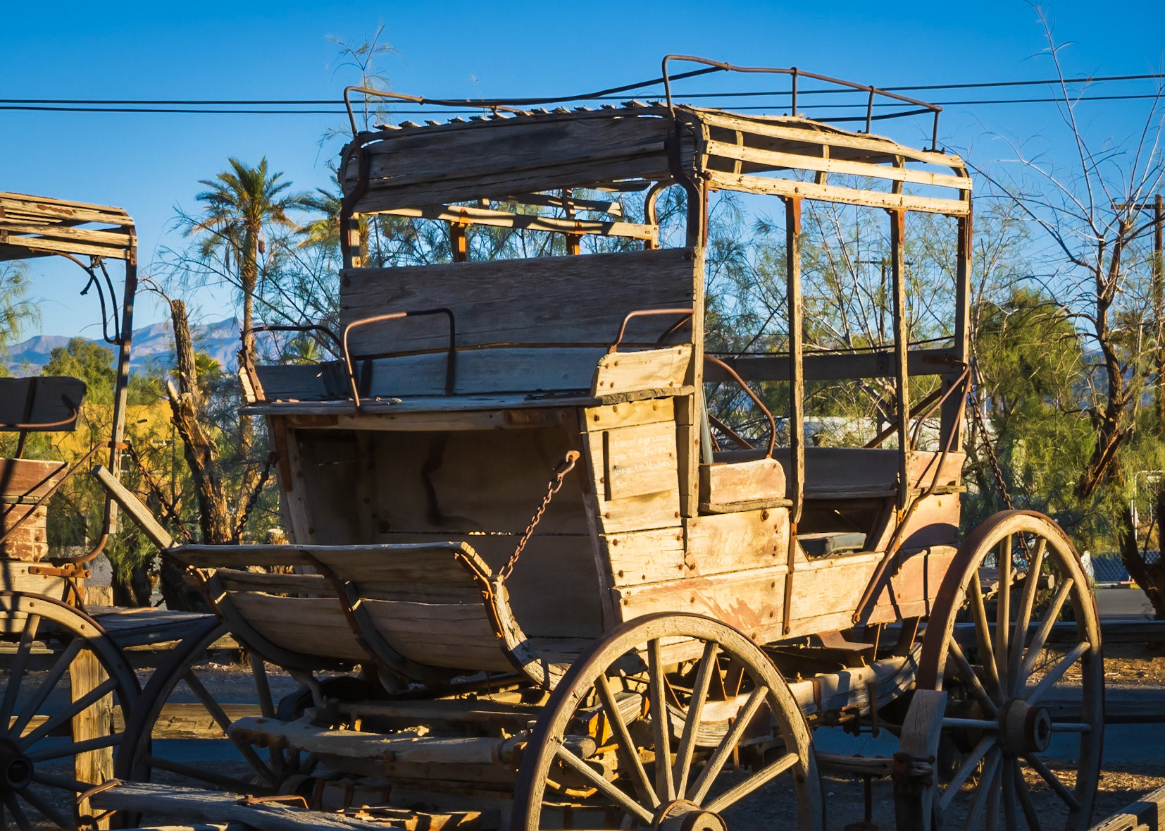 Concord Stage Running Gear Death Valley Days