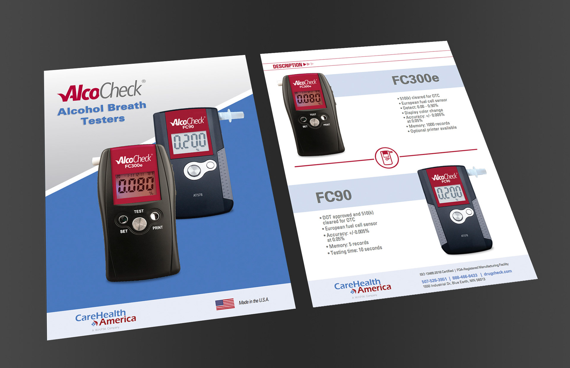A brochure overview of breathalyzers