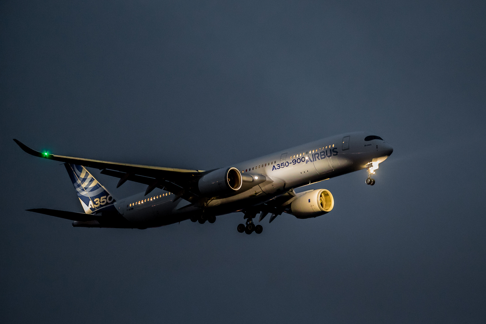 Airbus A350-900 Test Flight, Wellington NZ