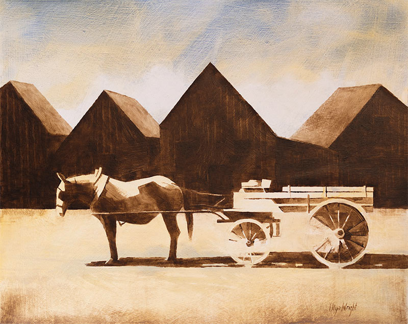 "The Working Kind" / Oil on Wood Panels / 16" x 20"