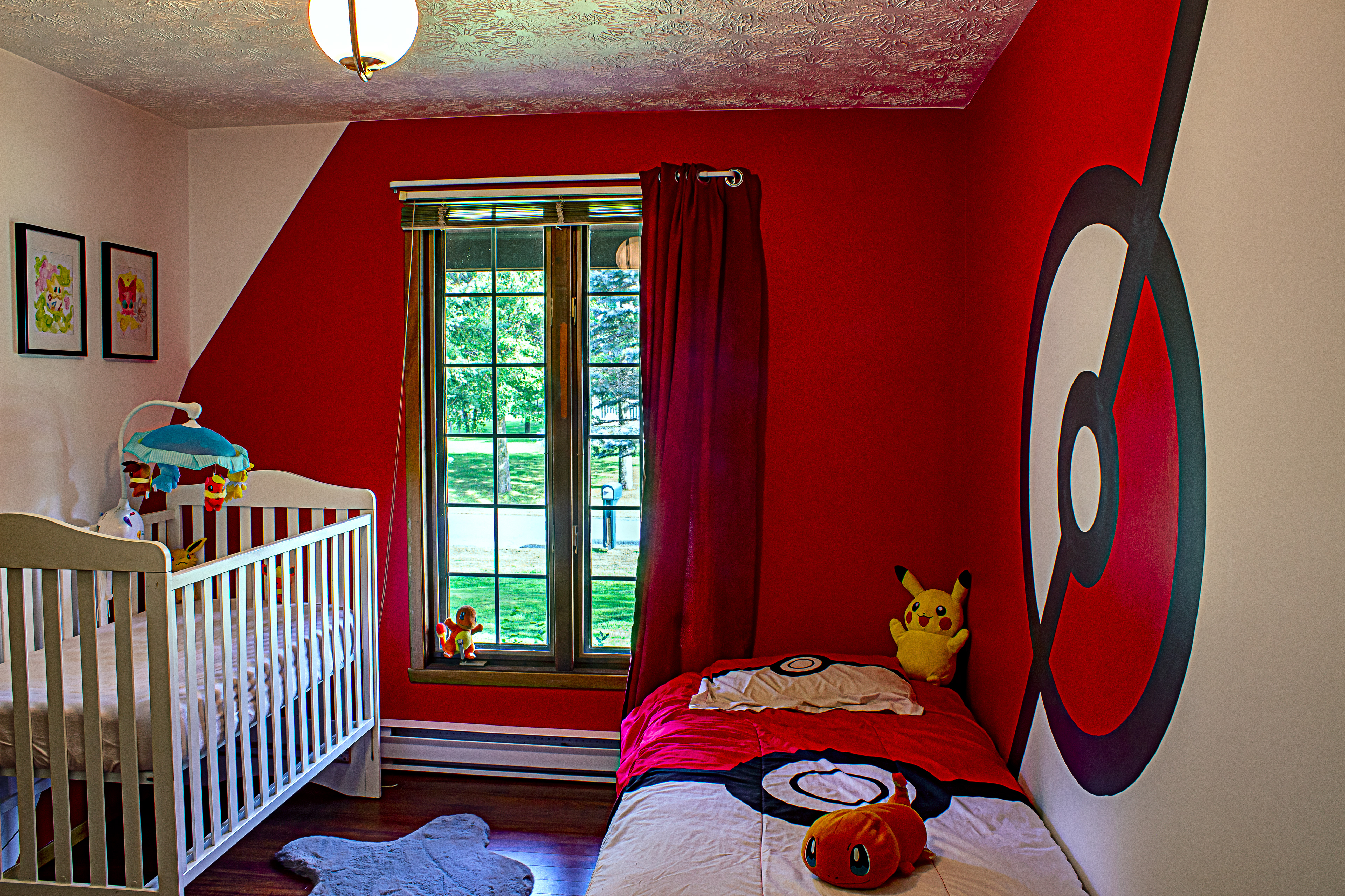 Jsuiscyan Guillaume Brunet Graphic Designer Infographiste Murale Chambre Du Bebe Pokemon