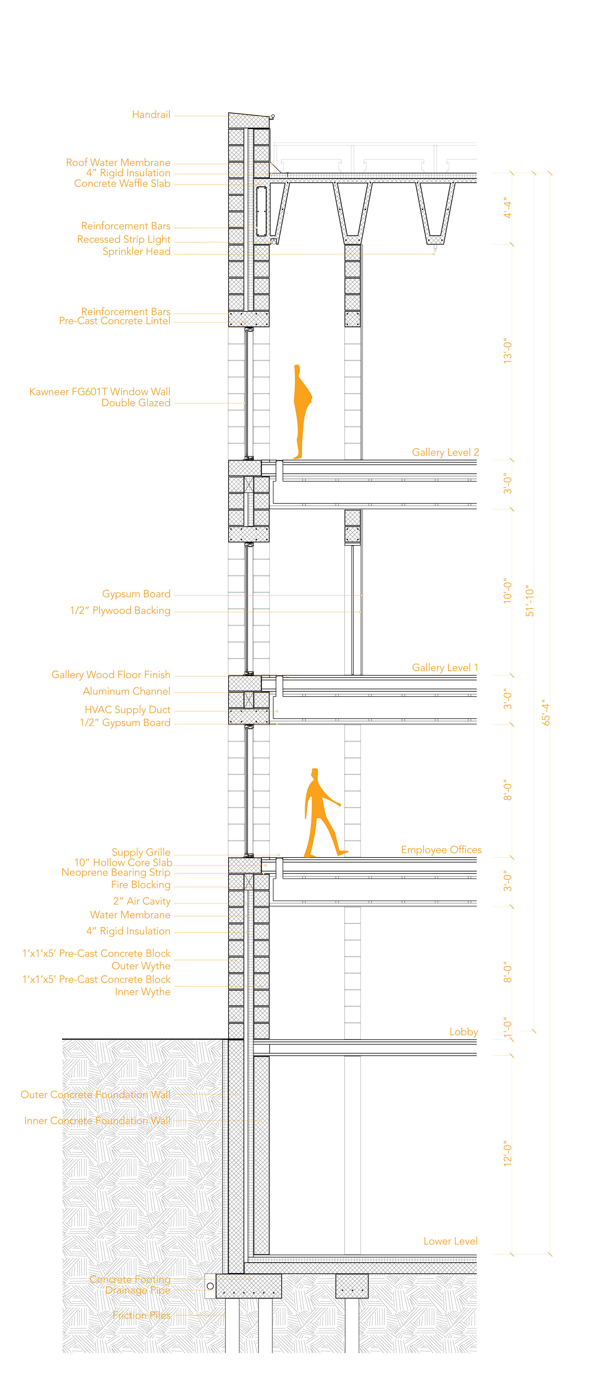 2d Building Wall Section