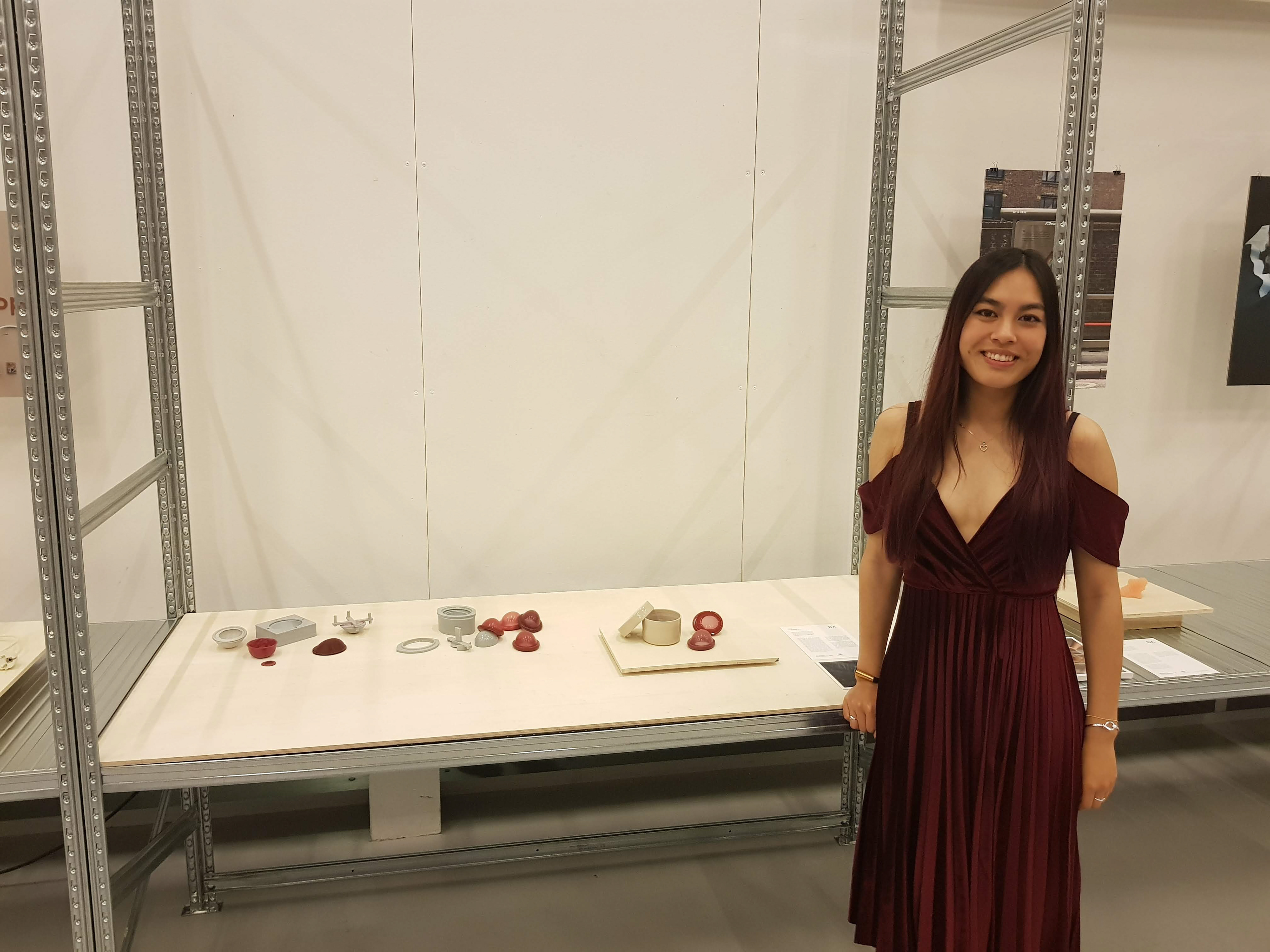 Graduation show at university.