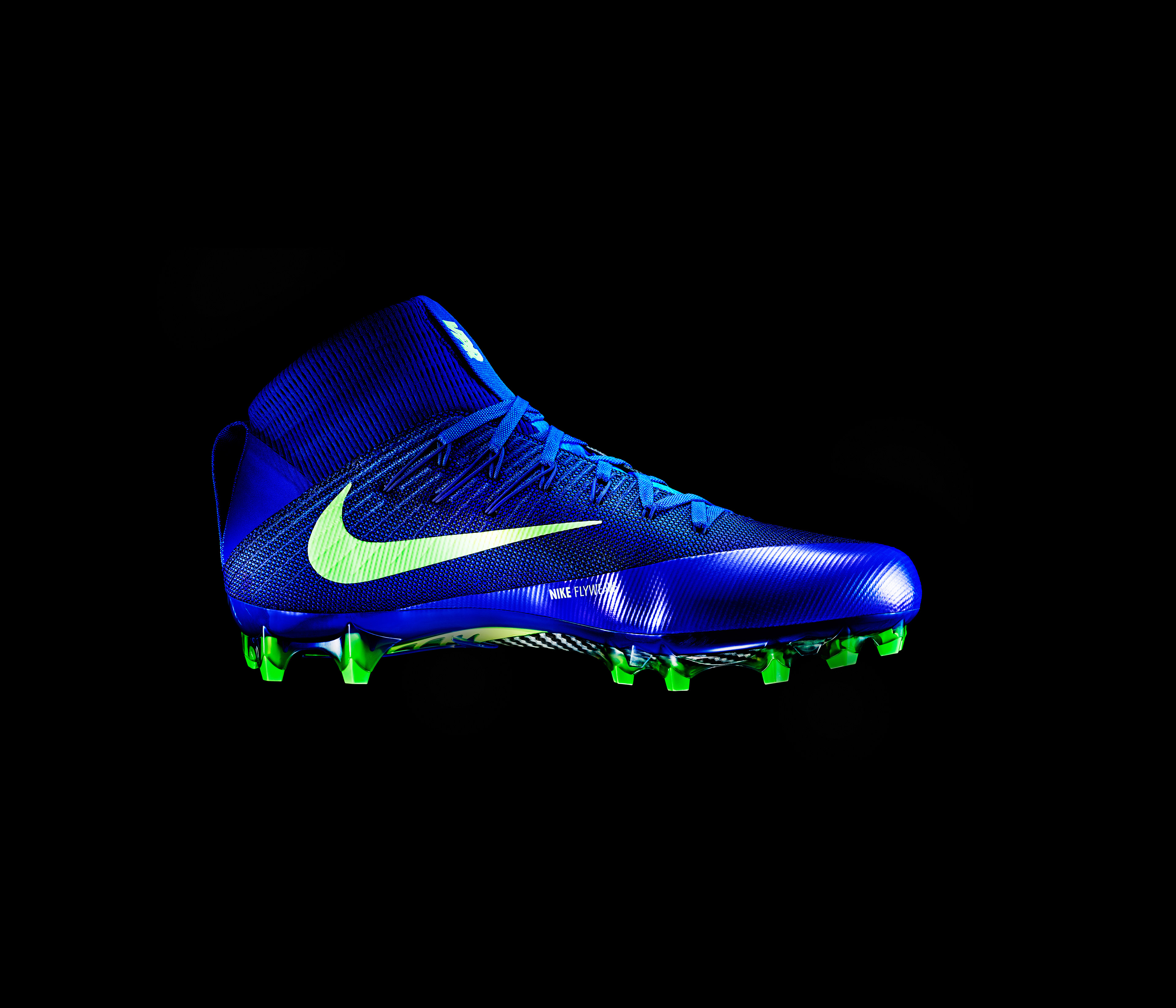 all black nike football cleats